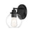 Savoy House Carson 1-Light Bathroom Vanity Light, Matte Black