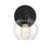 Savoy House Carson 1-Light Bathroom Vanity Light, Matte Black