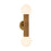 Savoy House Jarrell 2 Lt Sconce, White Opal, Warm Brass - 9-4081-2-322
