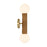 Savoy House Jarrell 2 Lt Sconce, White Opal, Warm Brass