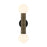 Savoy House Jarrell 2 Lt Sconce, White Opal, Matte Black