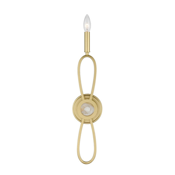 Savoy House Minette 1 Lt Sconce, Spun Gold