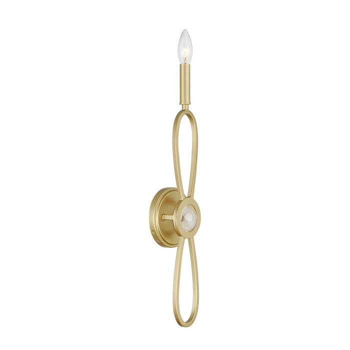 Savoy House Minette 1 Lt Sconce, Spun Gold