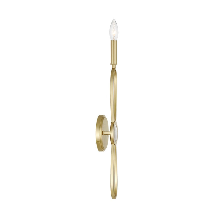 Savoy House Minette 1 Lt Sconce, Spun Gold