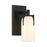 Savoy House Caldwell 1 Light Bath, Matte Black/Etched White Opal