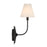 Savoy House Crestwood 1-Light Wall Sconce, Black Tourmaline