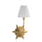 Savoy House Crestwood 1 Light Sconce, Warm Brass