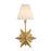 Savoy House Crestwood 1 Light Sconce, Warm Brass