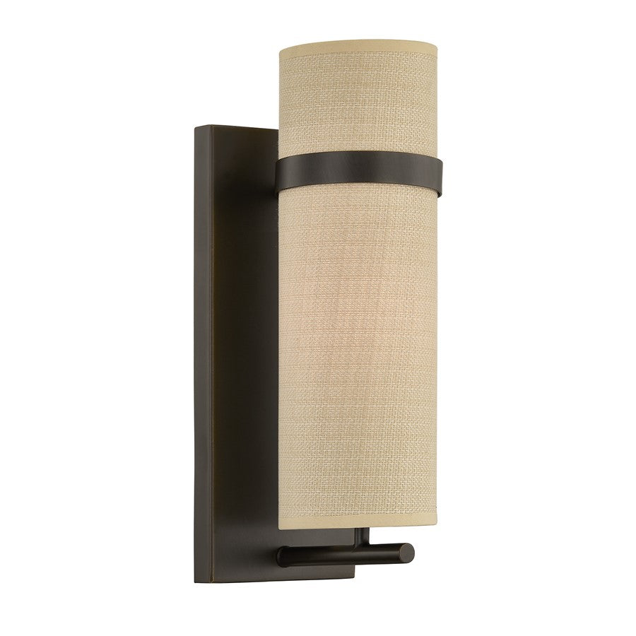 Savoy House Weston 1 Lt Sconce, Mediterranean Bronze - 9-4560CP-1-15