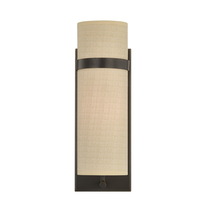 Savoy House Weston 1 Lt Sconce, Mediterranean Bronze