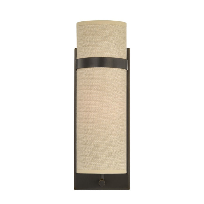 Savoy House Weston 1 Lt Sconce, Mediterranean Bronze