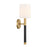 Savoy House Conrad 1 Lt Sconce, White, Warm Brass