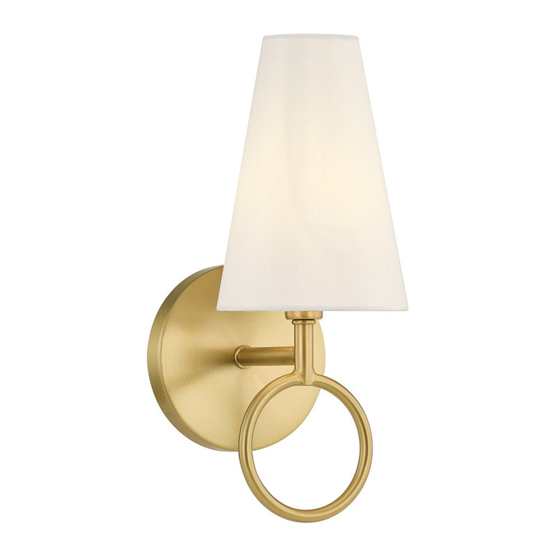 Savoy House Wilkes 1 Lt 12" Sconce, Warm Brass