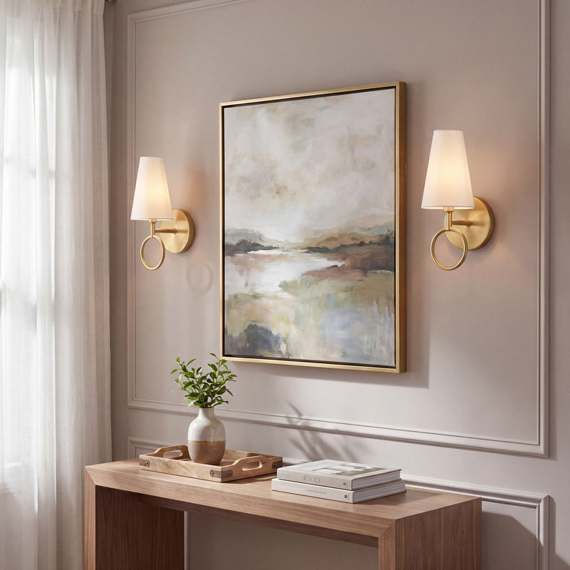 Savoy House Wilkes 1 Lt 12" Sconce, Warm Brass