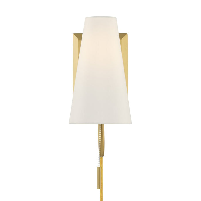 Savoy House Wilkes 1 Lt 11" Sconce, Warm Brass