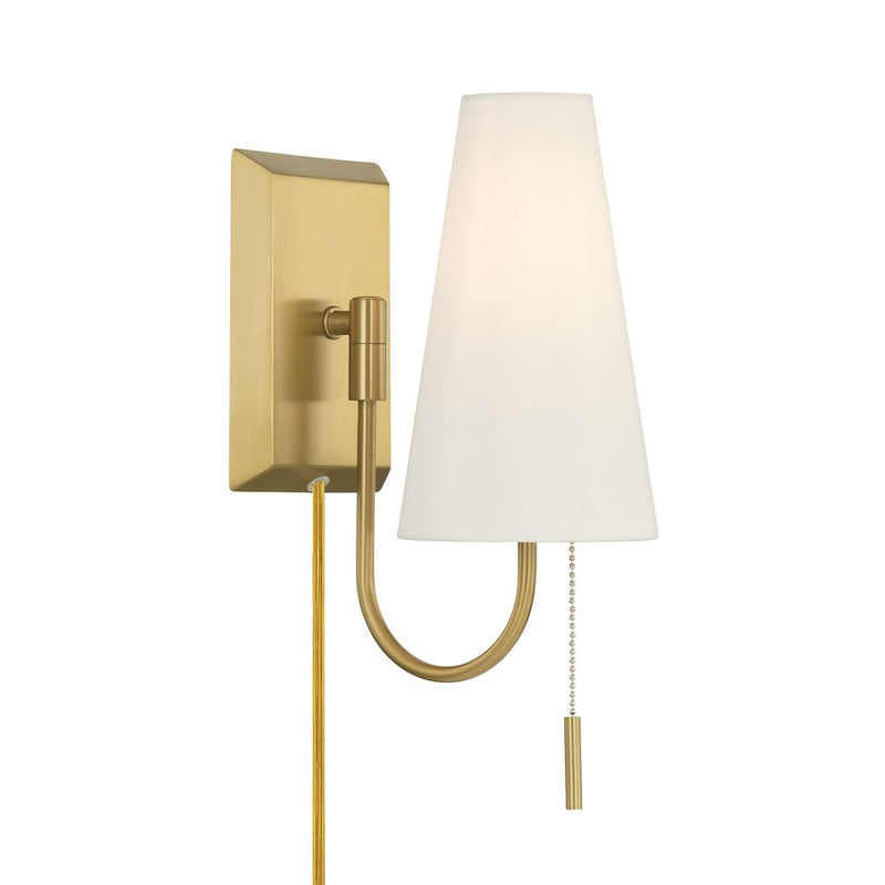 Savoy House Wilkes 1 Lt 11" Sconce, Warm Brass