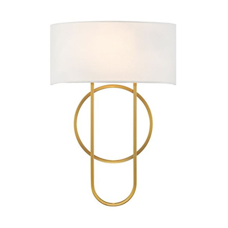 Savoy House Tempe 2-Light Wall Sconce, Warm Brass