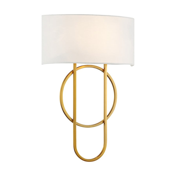 Savoy House Tempe 2-Light Wall Sconce, Warm Brass