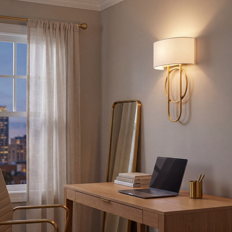 Savoy House Tempe 2-Light Wall Sconce, Warm Brass