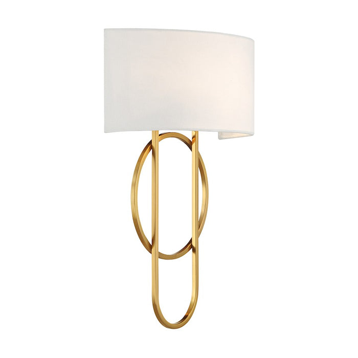 Savoy House Tempe 2-Light Wall Sconce, Warm Brass