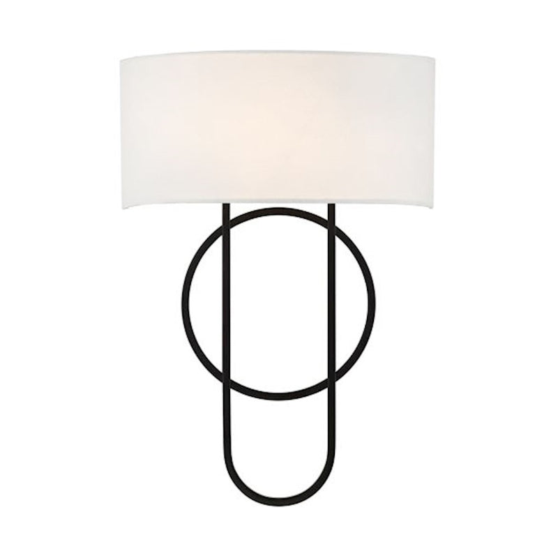 Savoy House Tempe 2-Light Wall Sconce, Matte Black