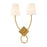 Savoy House Barclay 2 Light Sconce, Warm Brass - 9-4928-2-322