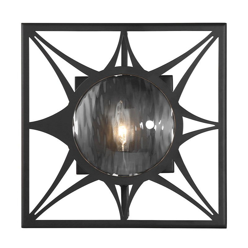 Savoy House Balfour 1 Light Sconce, Matte Black