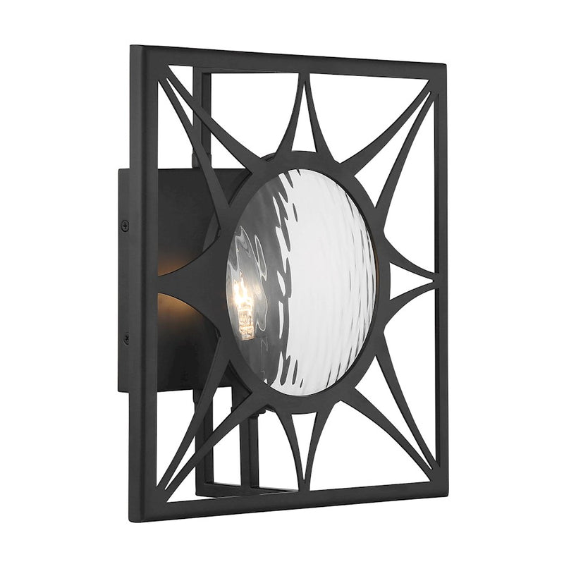 Savoy House Balfour 1 Light Sconce, Matte Black