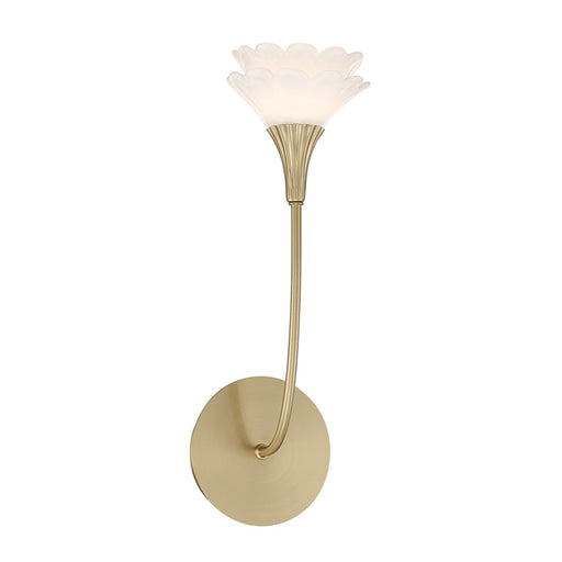 Savoy House Florena 1 Lt Sconce, Noble Brass - 9-5081-1-127