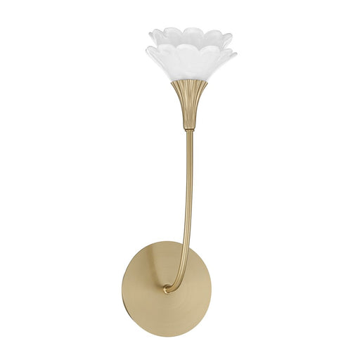 Savoy House Florena 1 Lt Sconce, Noble Brass