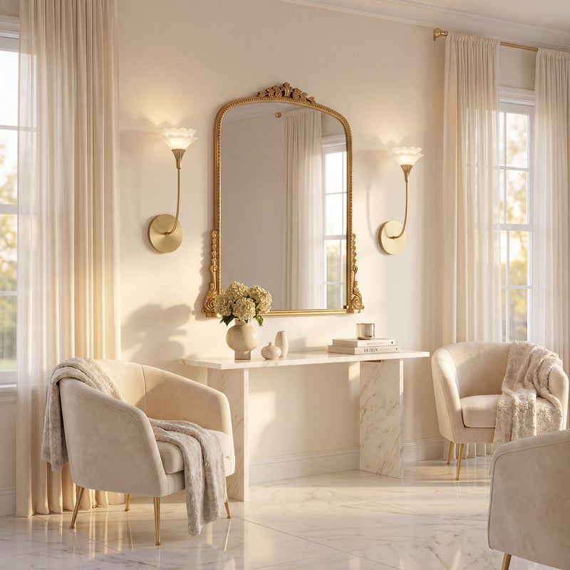 Savoy House Florena 1 Lt Sconce, Noble Brass