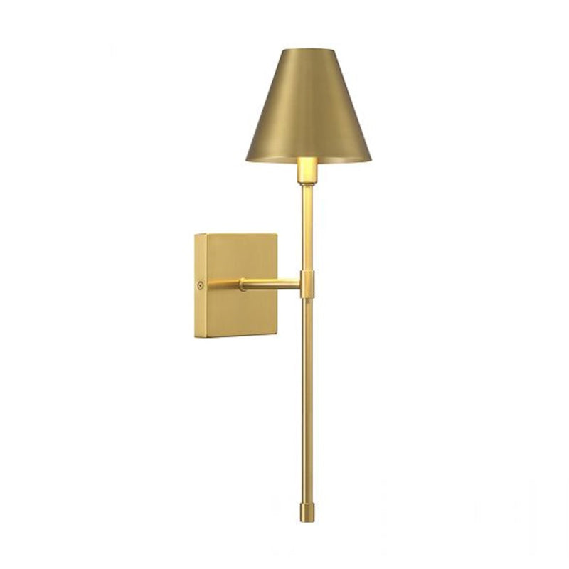 Savoy House Jefferson 1-Light Wall Sconce, Warm Brass
