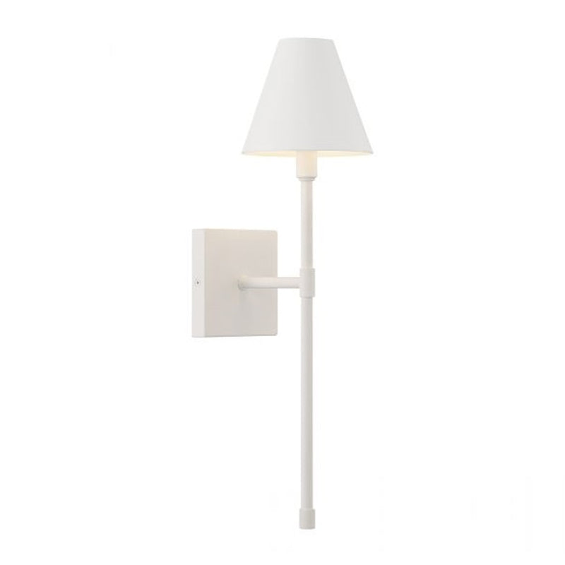 Savoy House Jefferson 1-Light Wall Sconce, Bisque White