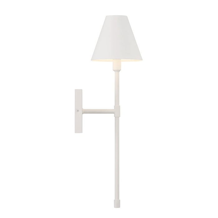 Savoy House Jefferson 1-Light Wall Sconce, Bisque White