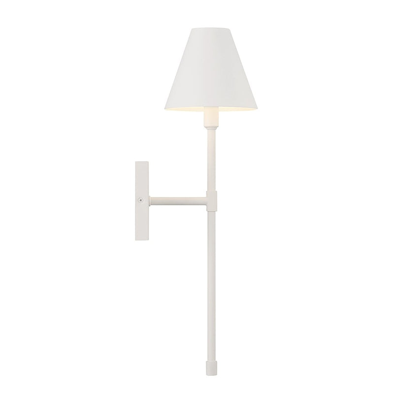 Savoy House Jefferson 1-Light Wall Sconce, Bisque White