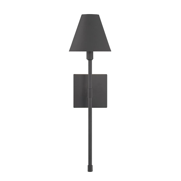 Savoy House Jefferson 1-Light Wall Sconce, Matte Black