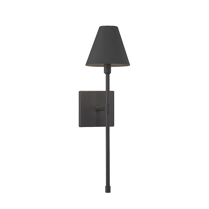 Savoy House Jefferson 1-Light Wall Sconce, Matte Black