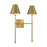 Savoy House Jefferson 2-Light Wall Sconce, Warm Brass