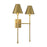 Savoy House Jefferson 2-Light Wall Sconce, Warm Brass