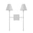 Savoy House Jefferson 2-Light Wall Sconce, Bisque White