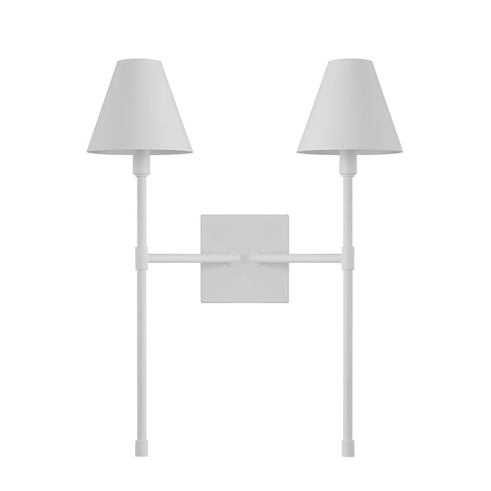 Savoy House Jefferson 2-Light Wall Sconce, Bisque White