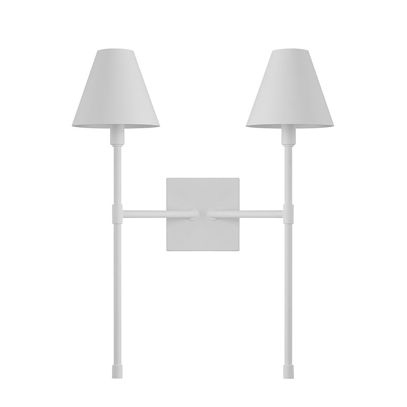 Savoy House Jefferson 2-Light Wall Sconce, Bisque White