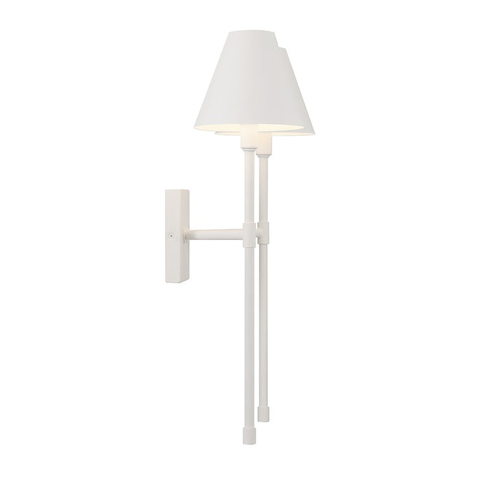 Savoy House Jefferson 2-Light Wall Sconce, Bisque White