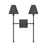 Savoy House Jefferson 2-Light Wall Sconce, Matte Black - 9-5202-2-89