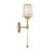 Savoy House Garnet 1-Light Wall Sconce, Warm Brass