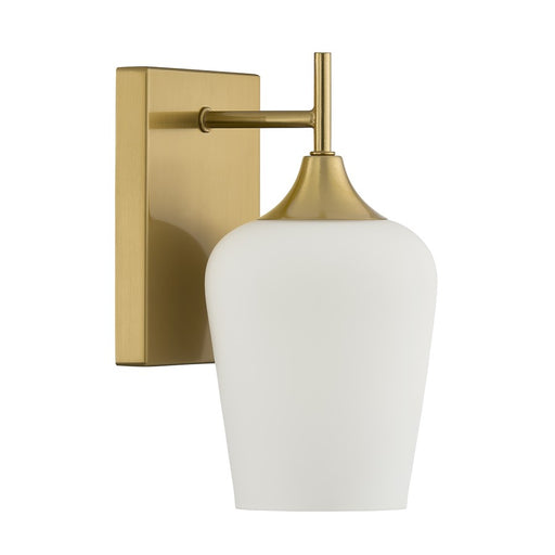 Savoy House Essentials Octave 1 Lt Sconce, Warm Brass