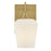 Savoy House Essentials Octave 1 Lt Sconce, Warm Brass