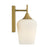 Savoy House Essentials Octave 1 Lt Sconce, Warm Brass