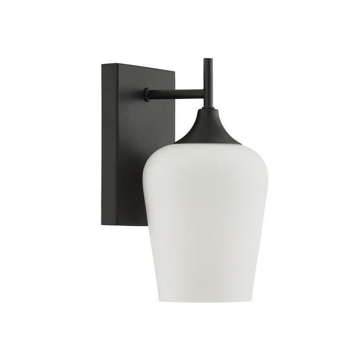 Savoy House Essentials Octave 1 Lt Sconce, Matte Black