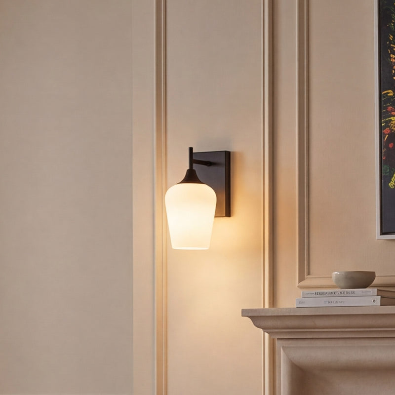 Savoy House Essentials Octave 1 Lt Sconce, Matte Black